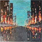 Nguyen Robert (1958) - Miroir de Verre 80 80 cm