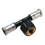 Henco T-stuk Ø26x1/2x26 pers, Verzenden, Nieuw