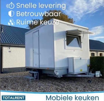 Te huur mobiele nood keuken keuken Verhuur binnen/buiten, Nieuw, Wit, Overige typen