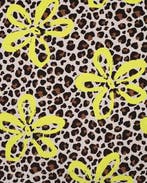 French Terry Neon Bloemen Panter, Nieuw, Overige kleuren
