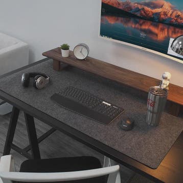 XXL Bureauonderlegger Vilt - Grote Gaming & Kantoor Muismat, Verzenden, Nieuw