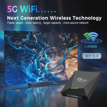 Z1 Max Android 15 Smart TV Box: 8K Ultra HD Media Player met, Verzenden, Nieuw