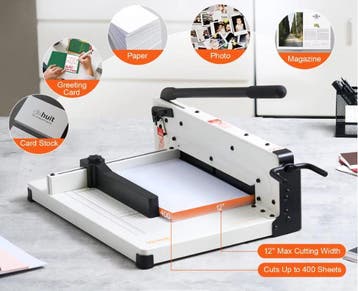Industriële Guillotine Papiersnijder – 400 Vel Stapel, Verzenden, Nieuw