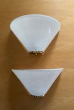 Limburg Glashütte - Lamp (2) - Glas, Antiek en Kunst, Antiek | Lampen