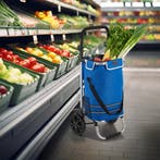 3in1 boodschappentrolley - 56L - Donkerblauw, Verzenden, Nieuw