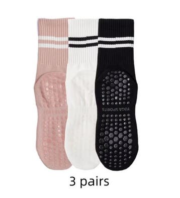 Yoga Sokken 3-Pack Antislip Katoen Pilates Fitness, Verzenden, Nieuw