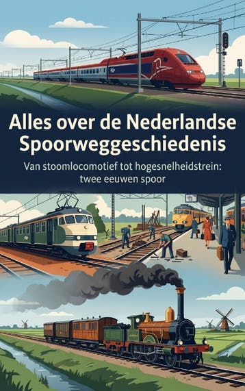 Alles Over De Nederlandse Spoorweggeschiedenis | Nieuw, Ophalen of Verzenden, Nieuw, Andries B.V.