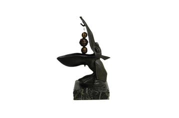 Max le Verrier - sculptuur, Gestileerde pelikaan - 18 cm -