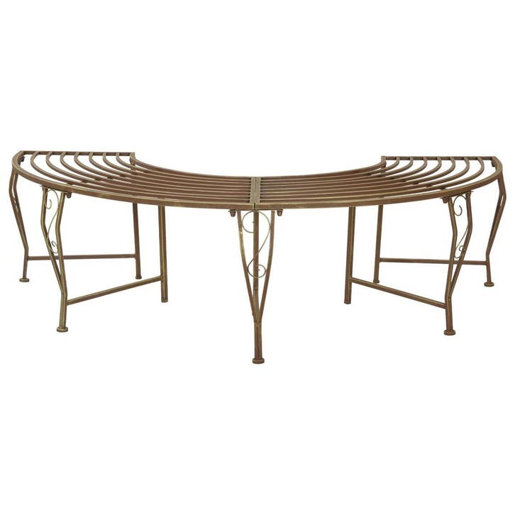 vidaXL Boom bank 4-Aantal zitplaatsen 160 x 80 x 44 cm Staal, Tuin en Terras, Tuinbanken, Nieuw, Metaal, Verzenden