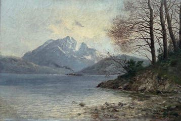 Robaldo Casalini Baldelli (1866–1932) - Paesaggio lacustre
