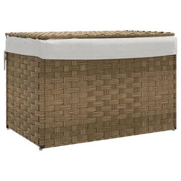 Rieten Wasmand met Deksel | XL 55cm | Laatste Stuk!, Ophalen of Verzenden, Zo goed als nieuw, Overige kleuren, Overige typen