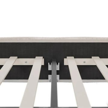 Gestoffeerd Bed Florence - 140x200cm - Beige, Verzenden, Nieuw