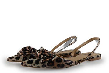 Poelman Slingbacks in maat 39 Panter, Poelman, Overige kleuren, Verzenden, Zo goed als nieuw