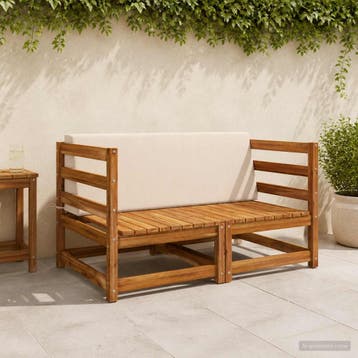 vidaXL Rugkussen SOEST 100% Polyester Crèmekleurig 120 x 20, Verzenden, Nieuw