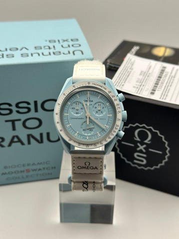 Omega x Swatch - MoonSwatch - Mission to Uranus - Zonder, Nieuw