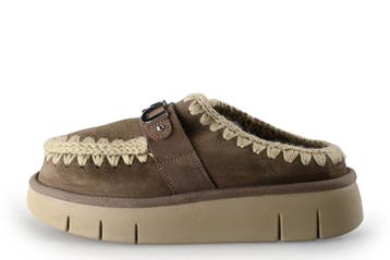 Mou Pantoffels in maat 39 Cognac, Mou, Overige kleuren, Verzenden, Zo goed als nieuw