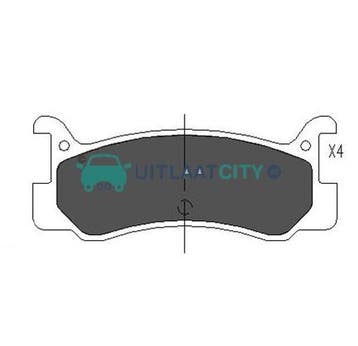 *Tip*  Remblokken DAIHATSU MAZDA, Ophalen of Verzenden, Nieuw, Daihatsu