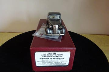 Brooklin 1:43 - Modelauto - 1936 Buick Special Sport Coupe, Nieuw