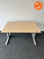 Refurbished - Ahrend Four-Two - Zit Sta Bureau - 120x80 - zi, Werkplek, Ophalen of Verzenden, Gebruikt, Bureau