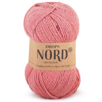 DROPS Nord Uni Colour - 13 oudroze - Wol Garen, Ophalen of Verzenden, Nieuw