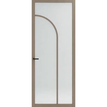 Skantrae binnendeur SSL4612 88x231,5 (Wit, Blankglas), 80 tot 100 cm, 215 cm of meer, Binnendeur, Nieuw