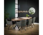 Eettafel Daytona 240 cm Saja - Naturel, Huis en Inrichting, Ophalen of Verzenden, Nieuw