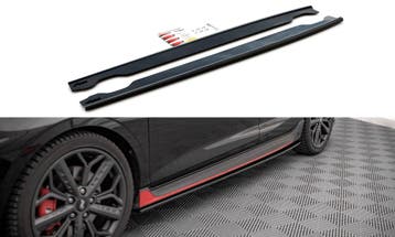 Zijskirts Hyundai I20 N Mk3 Glans Zwart, Ophalen of Verzenden, Nieuw
