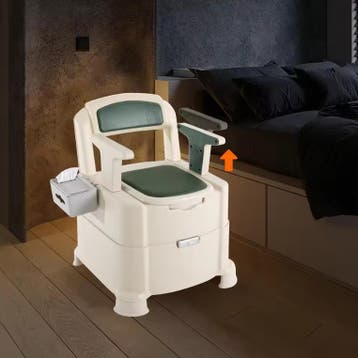 Draagbaar toilet met sensor nachtverlichting en armleuningen, Verzenden, Nieuw