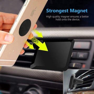 Telefoonhouder auto – Magnetische ventilatierooster houder, Ophalen of Verzenden, Nieuw