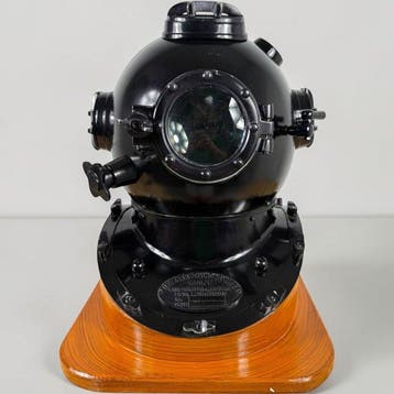 Duikhelm - XXL U.S NAVY Diving Helmet Mark V - Messing,