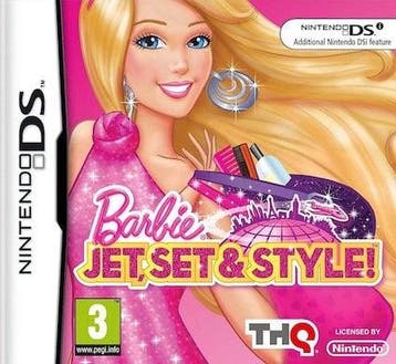 Barbie Jet, Set & Style (Buitenlands Doosje) (DS Games), Ophalen of Verzenden, Zo goed als nieuw