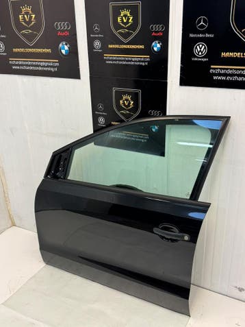 Portier 4-deurs links voor VW Polo 6R bj.2012 zwart/L041, Auto-onderdelen, Gebruikt, Voor, Volkswagen, Deur