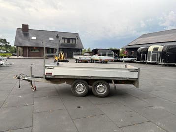 Henra Plateauwagen 305 x 150 cm in goede staat met koprek, Auto diversen, Ophalen, Gebruikt