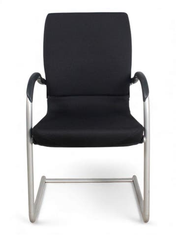 Ahrend 230 vergaderstoel, meegestoffeerde rugleuning, zwa..., Ophalen of Verzenden, Nieuw, Zwart