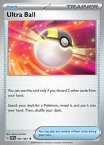 Ultra Ball 091/091 reverse holo Paldean Fates, Ophalen of Verzenden, Nieuw, Losse kaart, Foil