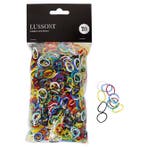 Lussoni Gekleurde Rubber Elastiekjes - 100g, Sieraden, Tassen en Uiterlijk, Uiterlijk | Haarverzorging, Ophalen of Verzenden, Nieuw