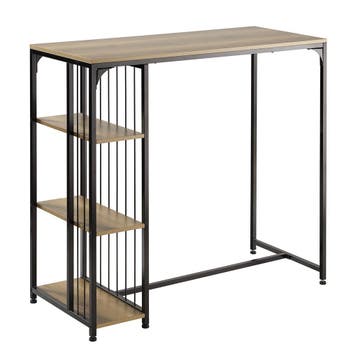 2dekans | SoBuy Hoge Eettafel FWT84-PF - 3 Planken - 115 x, Huis en Inrichting, Tafels | Eettafels, Ophalen of Verzenden, Zo goed als nieuw