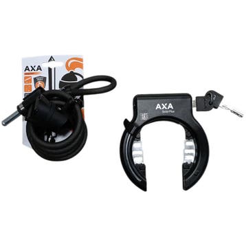 AXA Duo fietsslot set - frameslot en insteekketting - 120..., Ophalen of Verzenden, Nieuw