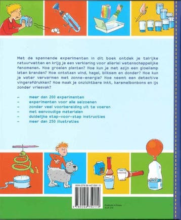 Het grote experimentenboek voor kinderen 9789044750119, Verzenden, Zo goed als nieuw