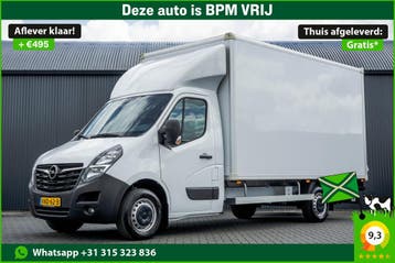 Opel Movano **2.3 CDTI BiTurbo | Bakwagen met Laadklep |, Stof, Gebruikt, Euro 6, Wit