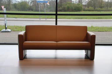 Gealux Design bank Denver 2,5 zit Rundleder 186 cm breed, Huis en Inrichting, Banken | Bankstellen, Ophalen of Verzenden, Nieuw