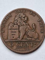 België. Leopold I. 5 Centimes 1848 (Zonder minimumprijs)