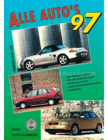 1997 KNAC AUTOJAARBOEK NEDERLANDS, Nieuw, Author