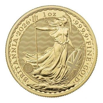 1 Troy Ounce - Goud .999 - 2026 Goldmünze Britannia - Zonder