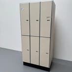 6-deurs Aestic houten locker - 197x93x62 cm, Ophalen of Verzenden, Nieuw