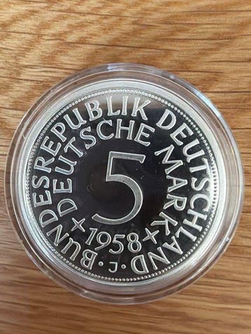 Duitsland. 2013 5 Deutsche Mark 1958 J - 16g (Zonder