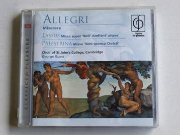 Allegri, Lassus, Palestrina - Choir of St. Johns College, C, Ophalen of Verzenden, Zo goed als nieuw