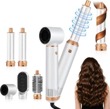 Fohnborstel 5-in-1 set - Nieuwstaat met 45% korting, Ophalen of Verzenden, Zo goed als nieuw, Haarverzorging