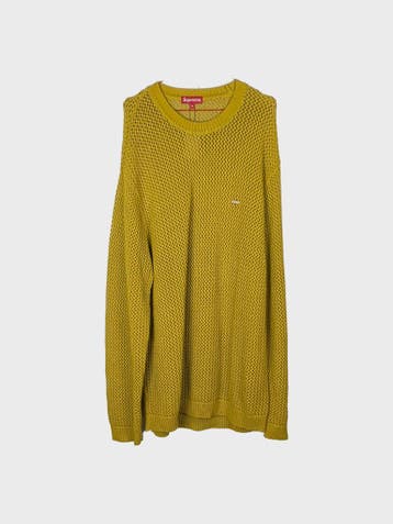 Supreme Sweater Heren maat XL Mustard, Overige kleuren, Maat 56/58 (XL), Ophalen of Verzenden, Zo goed als nieuw