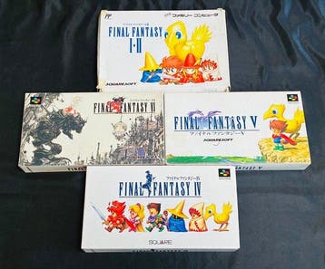 Nintendo - Super Famicom - Final Fantasy I-II, IV, V & VI -, Nieuw